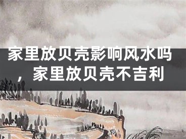 家里放贝壳影响风水吗，家里放贝壳不吉利
