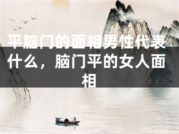 平脑门的面相男性代表什么,脑门平的女人面相