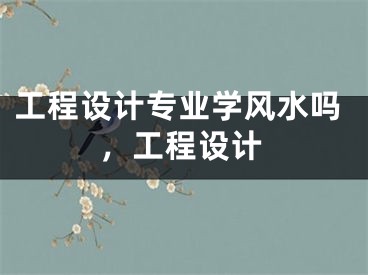 工程设计专业学风水吗，工程设计