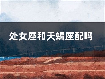 处女座和天蝎座配吗