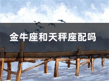 金牛座和天秤座配吗