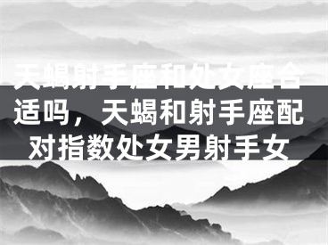 天蝎射手座和处女座合适吗，天蝎和射手座配对指数处女男射手女