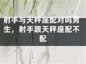 射手与天秤座配对吗男生，射手跟天秤座配不配