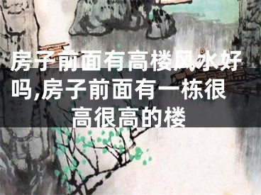 房子前面有高楼风水好吗,房子前面有一栋很高很高的楼
