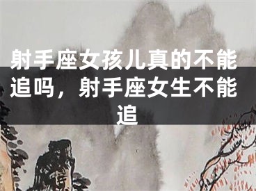 射手座女孩儿真的不能追吗，射手座女生不能追