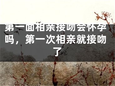 第一面相亲接吻会怀孕吗，第一次相亲就接吻了