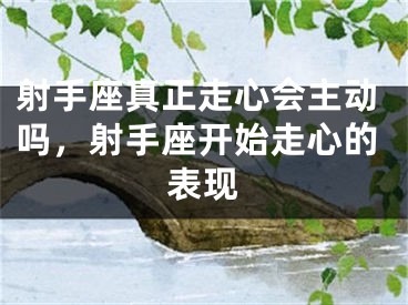 射手座真正走心会主动吗，射手座开始走心的表现
