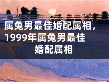 属兔男最佳婚配属相，1999年属兔男最佳婚配属相
