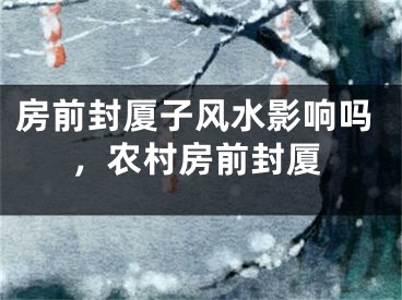 房前封厦子风水影响吗,农村房前封厦