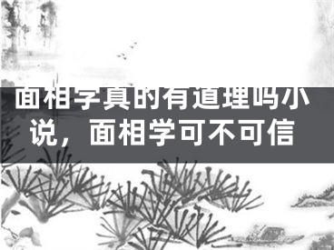面相学真的有道理吗小说，面相学可不可信