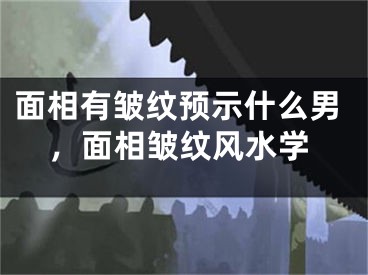 面相有皱纹预示什么男,面相皱纹风水学