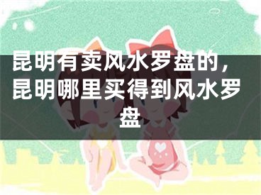 昆明有卖风水罗盘的，昆明哪里买得到风水罗盘