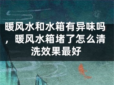 暖风水和水箱有异味吗，暖风水箱堵了怎么清洗效果最好