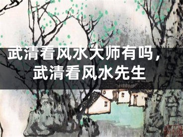 武清看风水大师有吗，武清看风水先生
