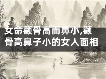 女命颧骨高而鼻小,颧骨高鼻子小的女人面相