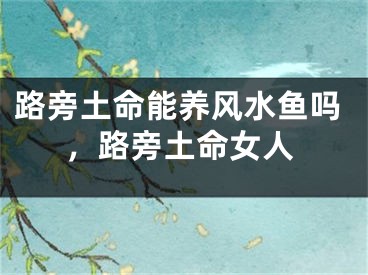 路旁土命能养风水鱼吗，路旁土命女人