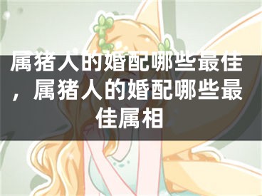 属猪人的婚配哪些最佳，属猪人的婚配哪些最佳属相