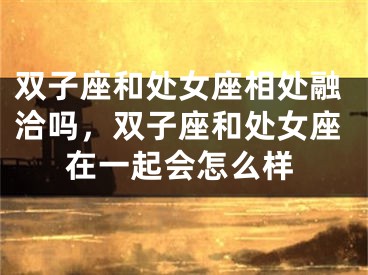 双子座和处女座相处融洽吗，双子座和处女座在一起会怎么样