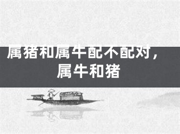 属猪和属牛配不配对，属牛和猪