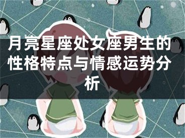 月亮星座处女座男生的性格特点与情感运势分析