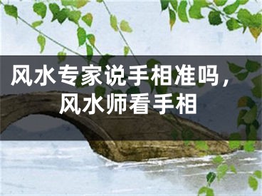 风水专家说手相准吗，风水师看手相