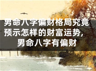 男命八字偏财格局究竟预示怎样的财富运势,男命八字有偏财