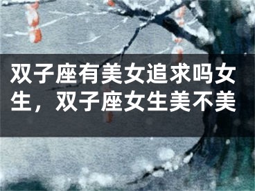 双子座有美女追求吗女生，双子座女生美不美