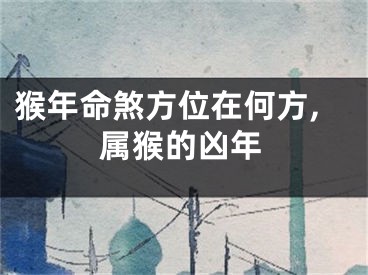 猴年命煞方位在何方,属猴的凶年