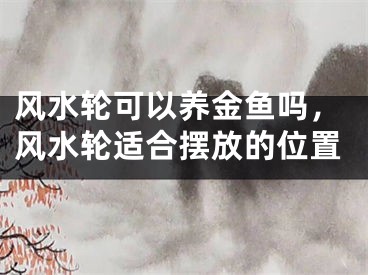 风水轮可以养金鱼吗，风水轮适合摆放的位置