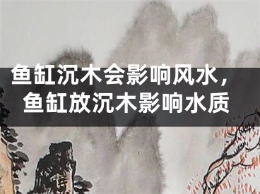鱼缸沉木会影响风水，鱼缸放沉木影响水质