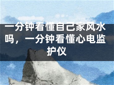 一分钟看懂自己家风水吗，一分钟看懂心电监护仪