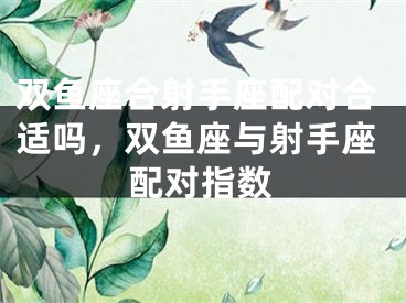 双鱼座合射手座配对合适吗，双鱼座与射手座配对指数