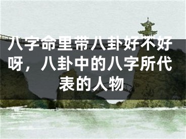 八字命里带八卦好不好呀，八卦中的八字所代表的人物