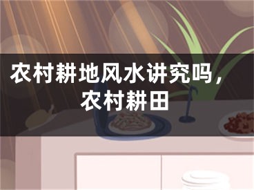 农村耕地风水讲究吗,农村耕田