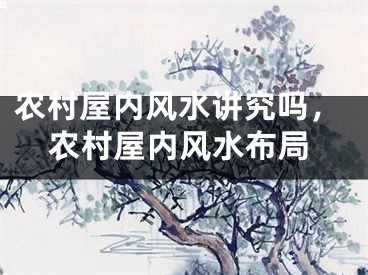 农村屋内风水讲究吗，农村屋内风水布局